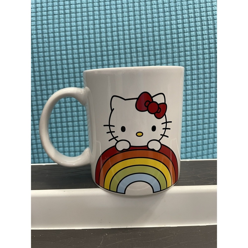 Hello Kitty Sanrio Rainbow Coffee Cup Mug 20oz